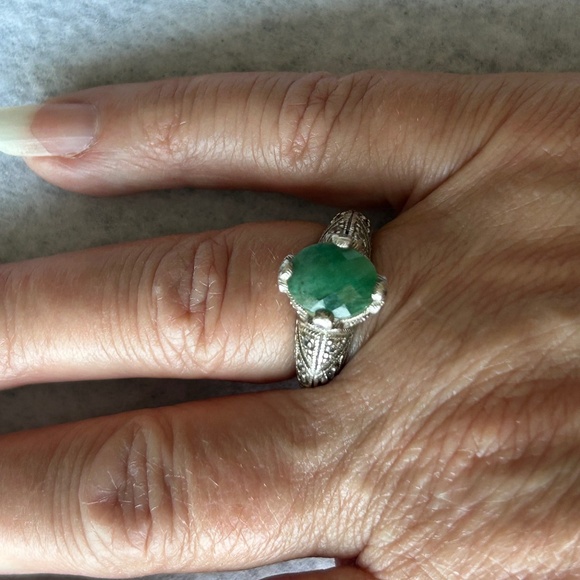 Judith Ripka Green Goddess Ring - Picture 1 of 3